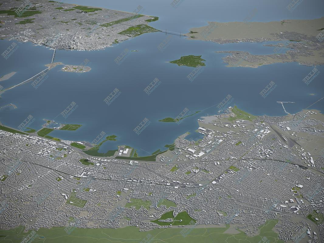 images/goods_img/202104092/Oakland, CA - city and surroundings model/3.jpg